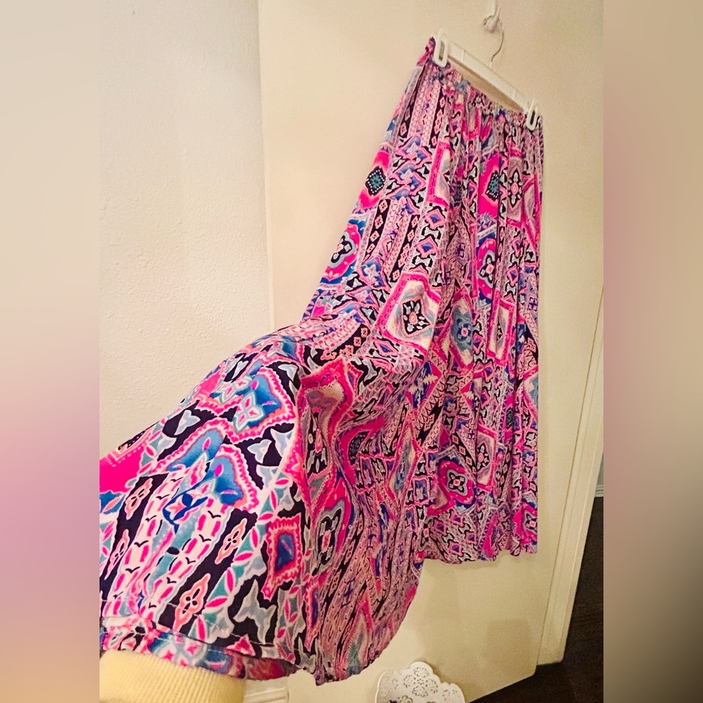 Mix Nouveau New York Aztec maxi skirt